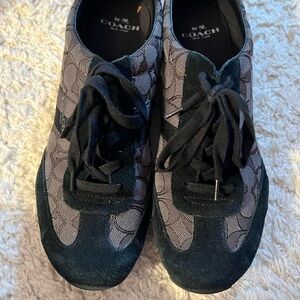 Coach Kelson Signature Suede Outline Sneakers